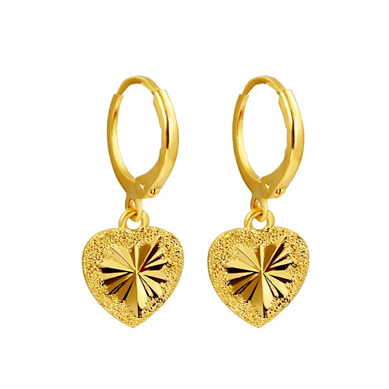 Pendientes Corazón AURFU • Corazones Eternos chapados en oro 18K