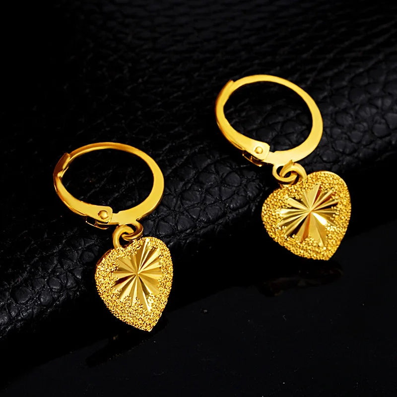 Pendientes Corazón AURFU • Corazones Eternos chapados en oro 18K