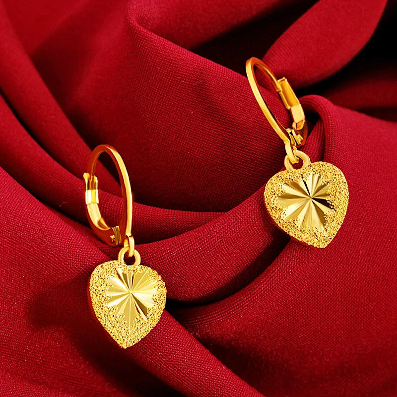 Pendientes Corazón AURFU • Corazones Eternos chapados en oro 18K