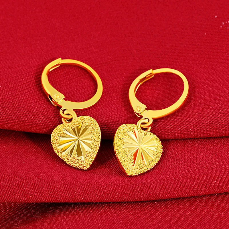 Pendientes Corazón AURFU • Corazones Eternos chapados en oro 18K