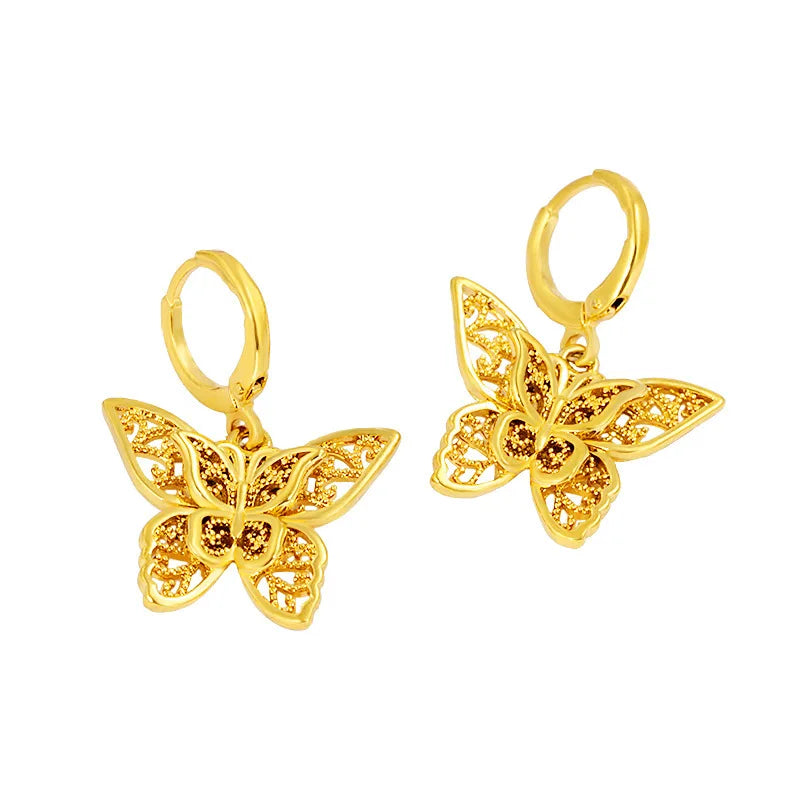 Pendientes Mariposa AURFU • Alas Doradas chapados en oro 18K
