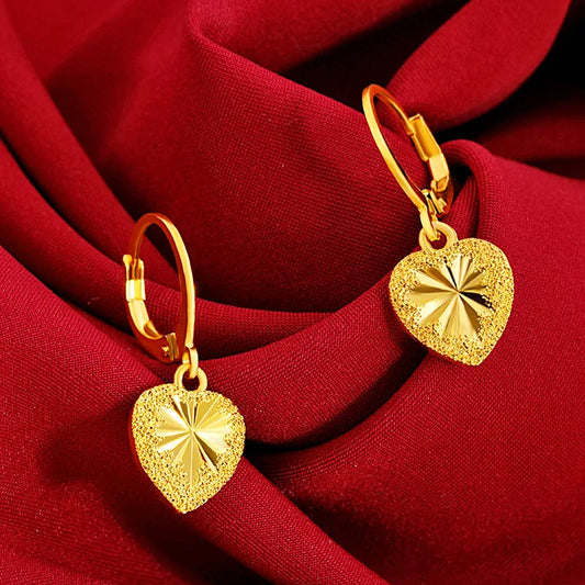 Pendientes Corazón AURFU • Corazones Eternos chapados en oro 18K